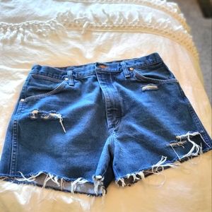 WRANGLER Jean Shorts 13MWZ Fits 8/10